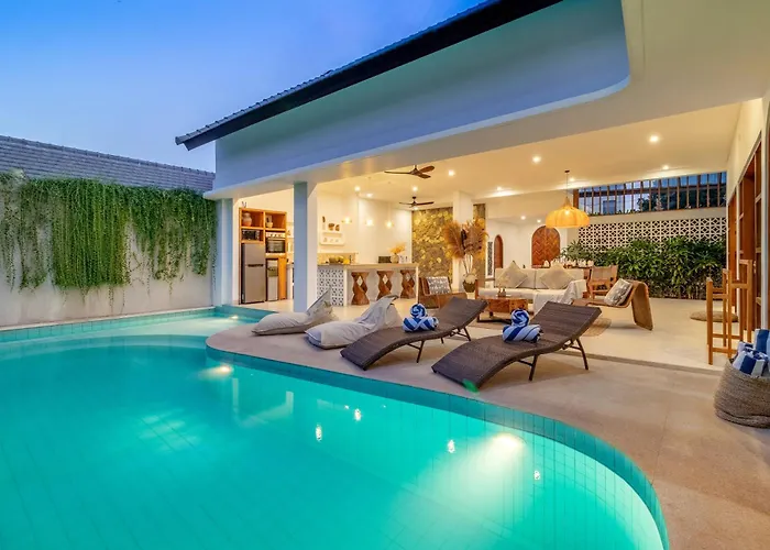 别墅 Crusoe Stylish 3br Oasis In Berawa